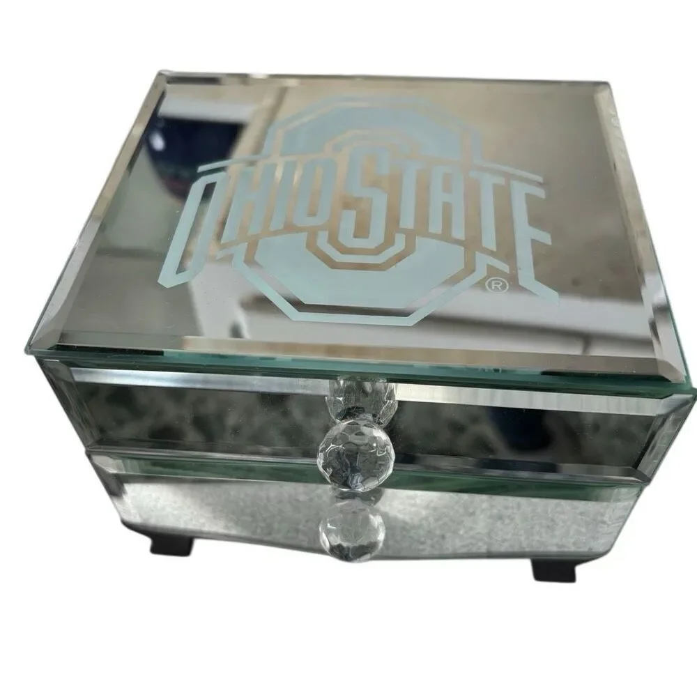 Ohio State 2 Drawer Mirrored Jewelry Box